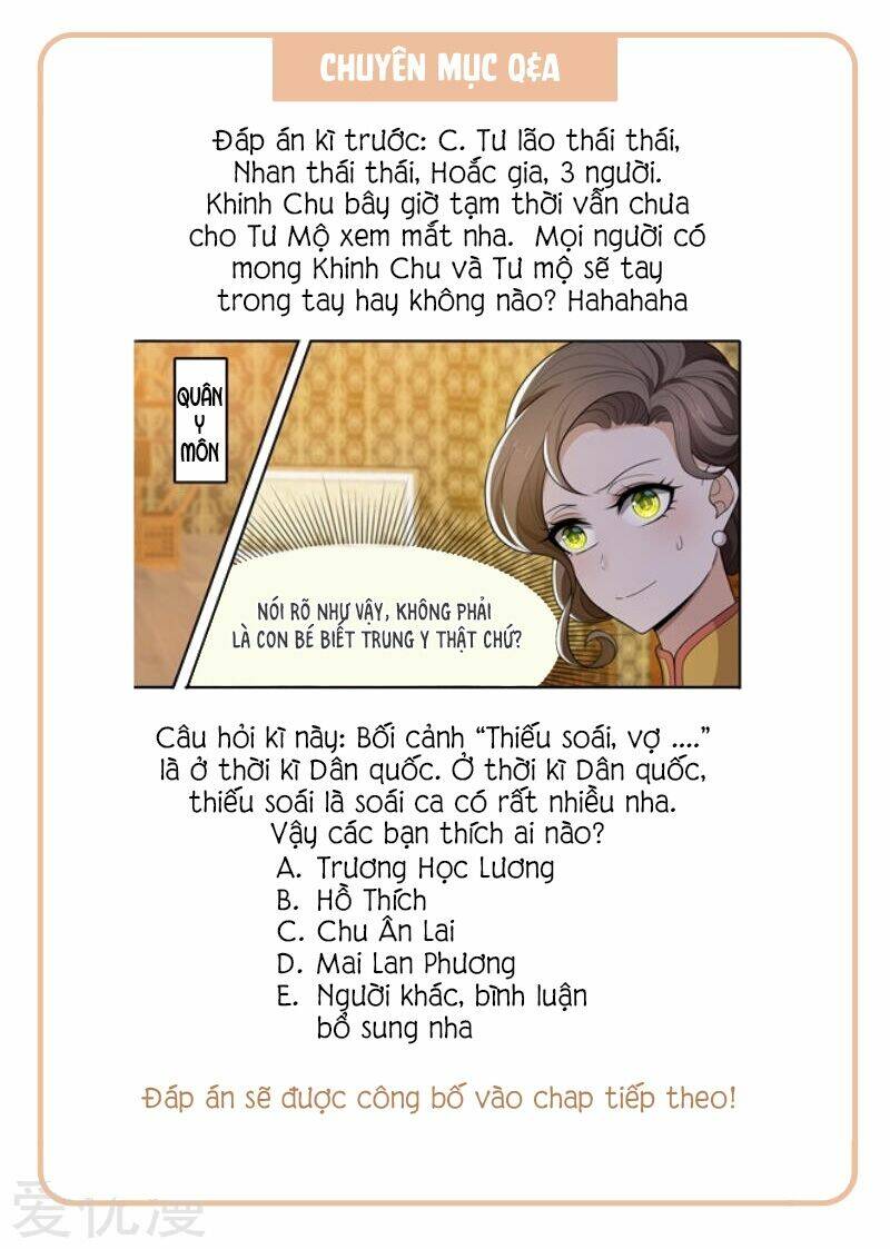 Thiếu Soái! Vợ Ngài Lại Bỏ Trốn Chapter 104 - Trang 2