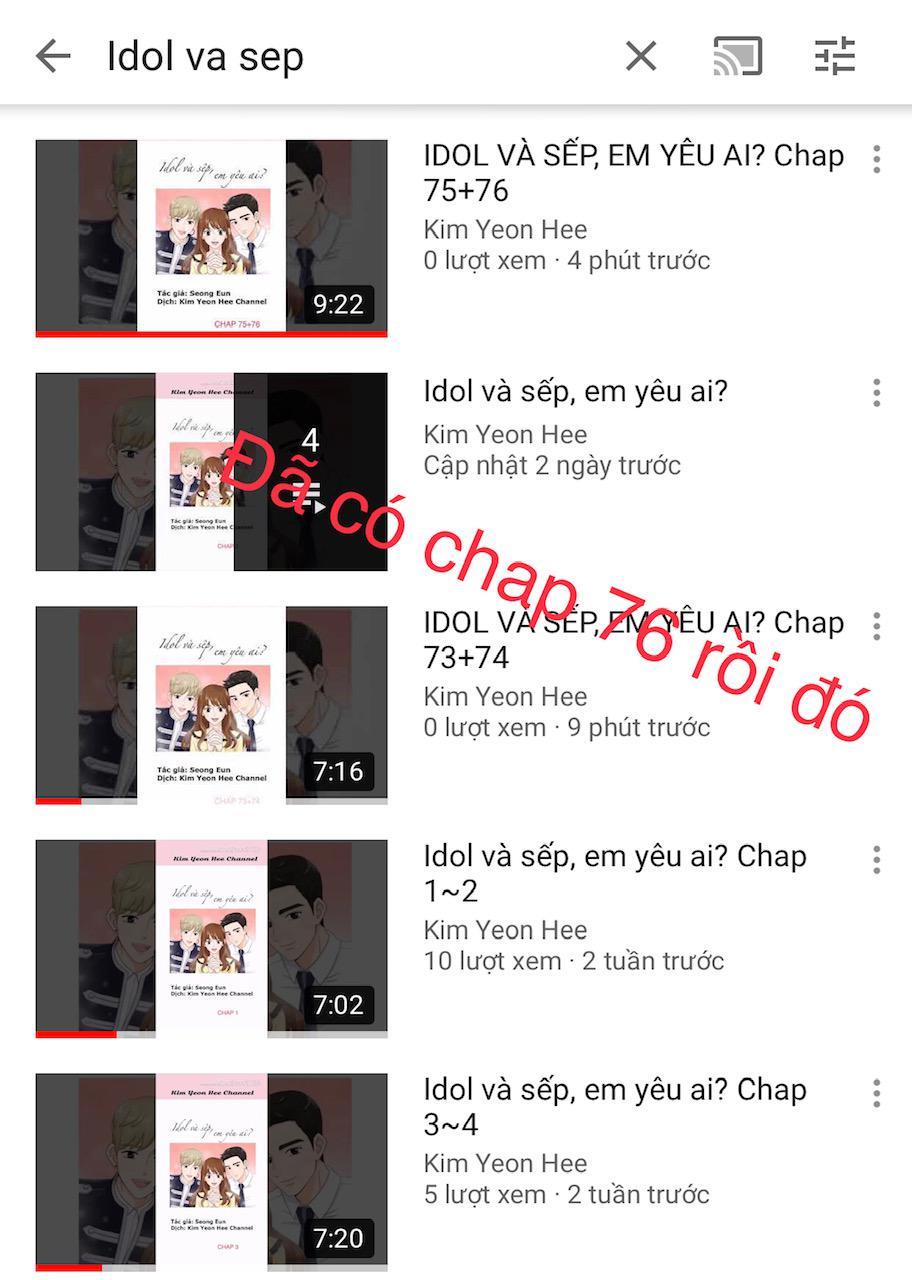 Idol Và Sếp Em Yêu Ai? Chapter 73 - Trang 2