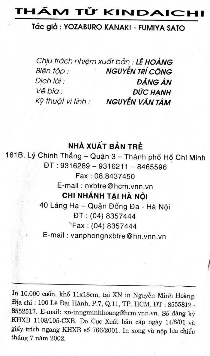 Thám Tử Kindaichi Chapter 181 - Trang 2