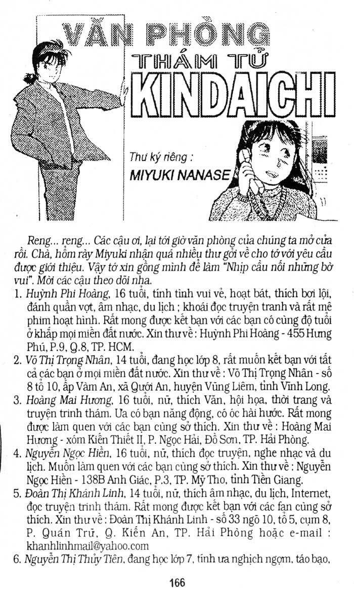 Thám Tử Kindaichi Chapter 168 - Trang 2