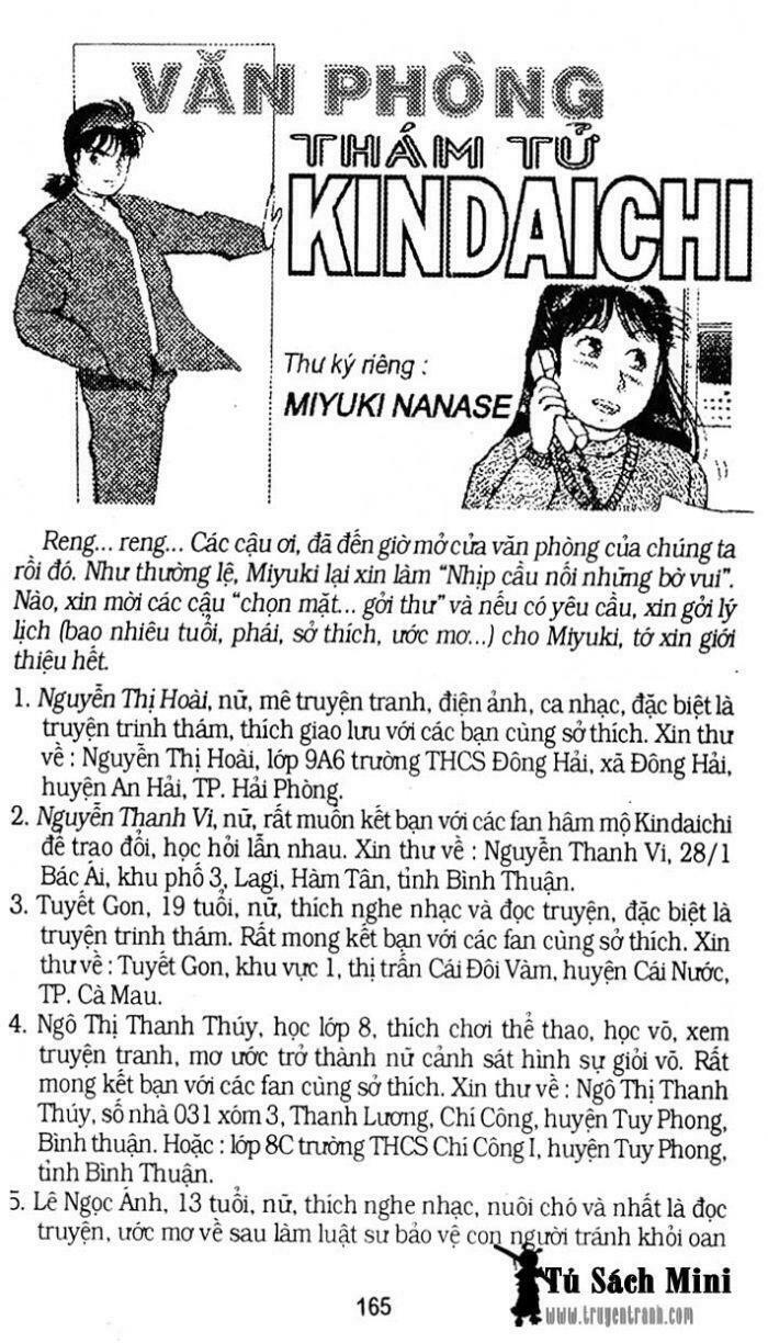 Thám Tử Kindaichi Chapter 156 - Trang 2