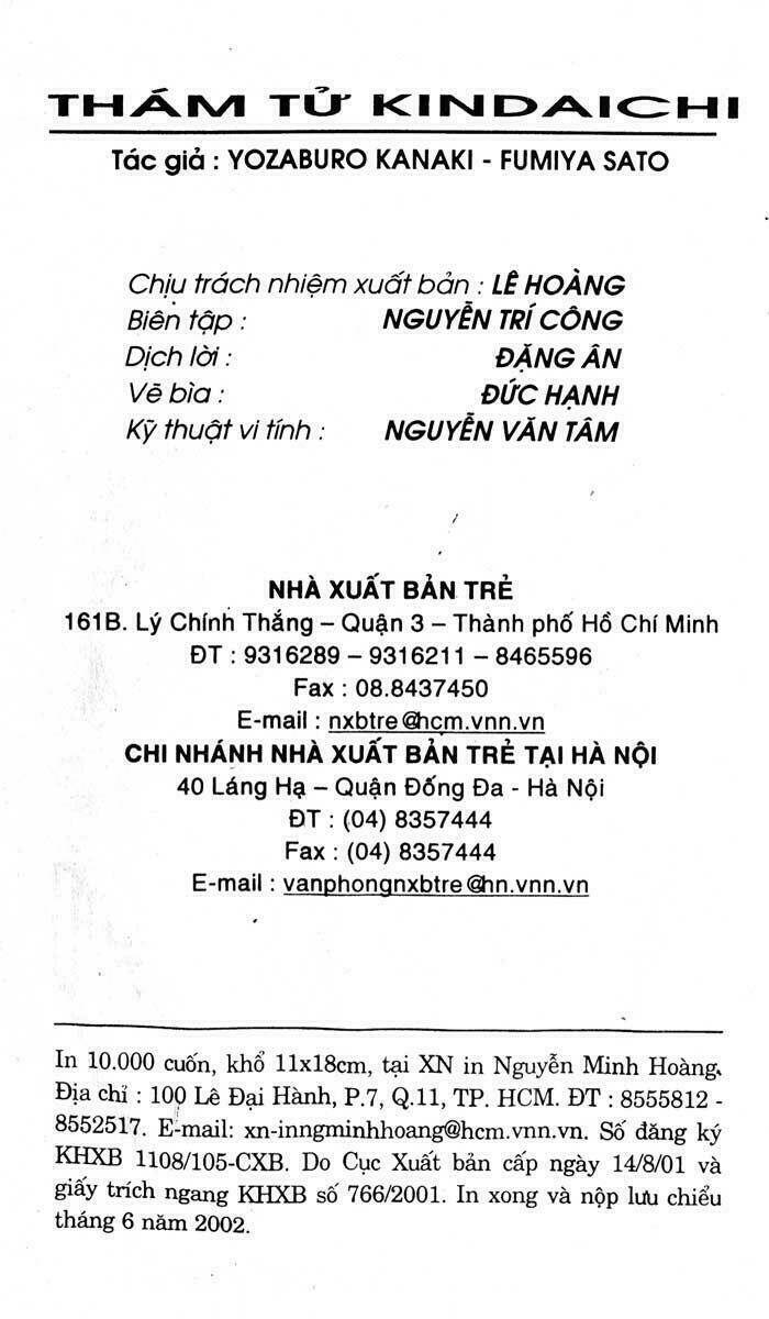 Thám Tử Kindaichi Chapter 153 - Trang 2