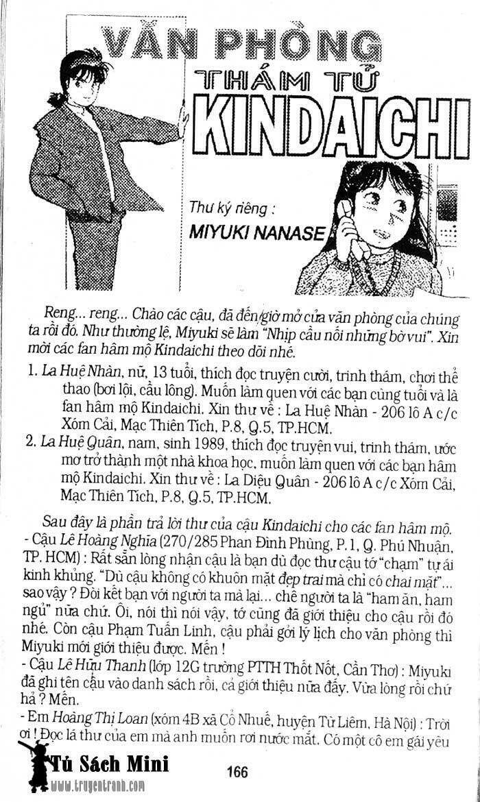 Thám Tử Kindaichi Chapter 152 - Trang 2