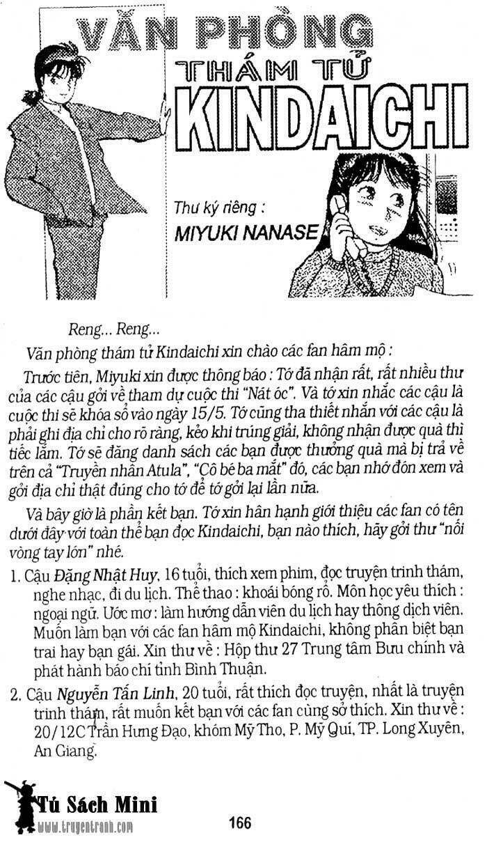 Thám Tử Kindaichi Chapter 124 - Trang 2