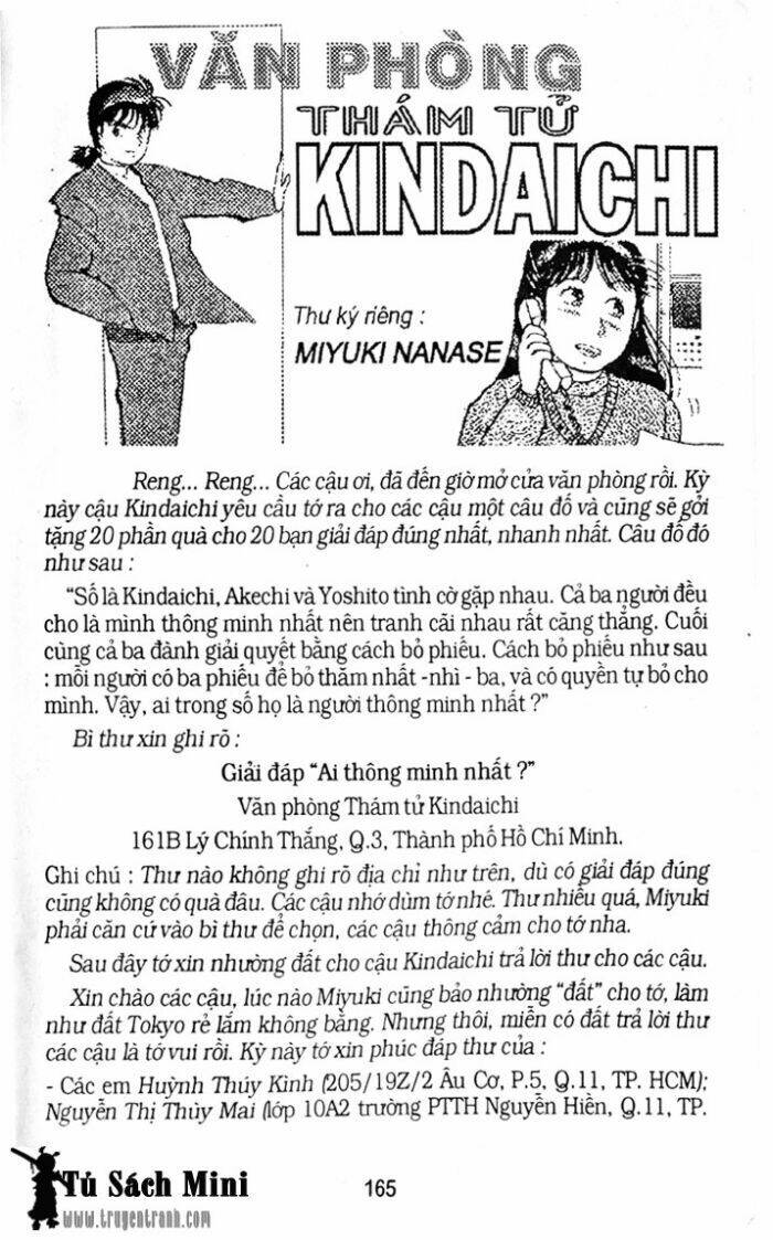 Thám Tử Kindaichi Chapter 68 - Trang 2