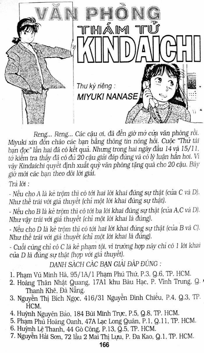 Thám Tử Kindaichi Chapter 56 - Trang 2