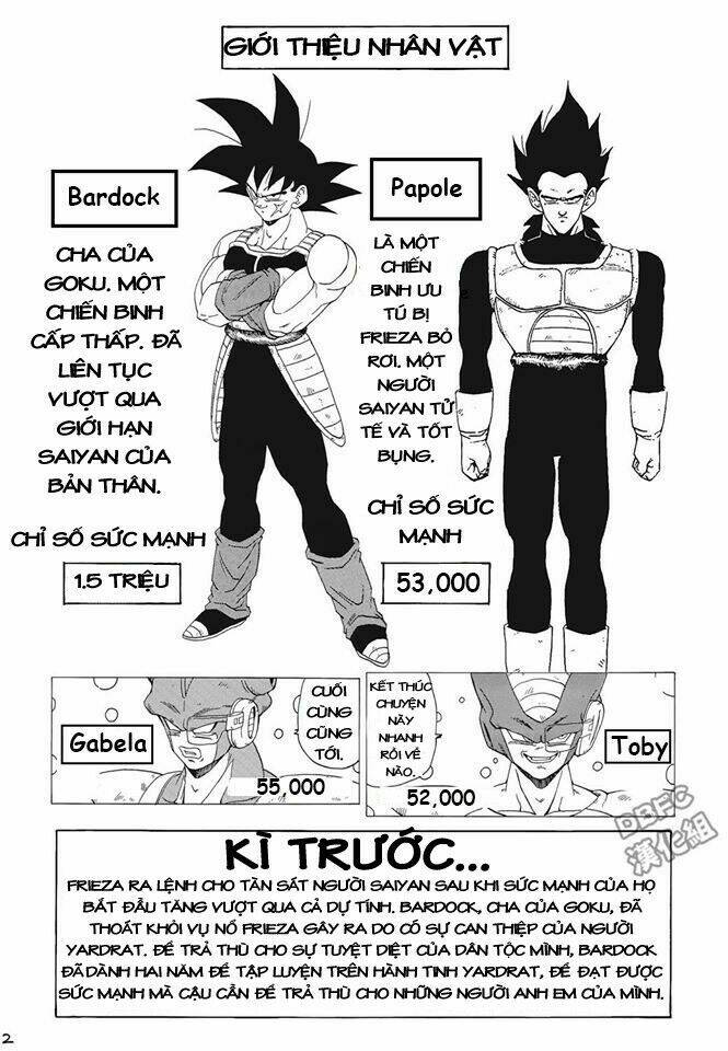 Thế Giới Ngọc Rồng – Ngoại Truyện Bardock Chapter 2 - Trang 2