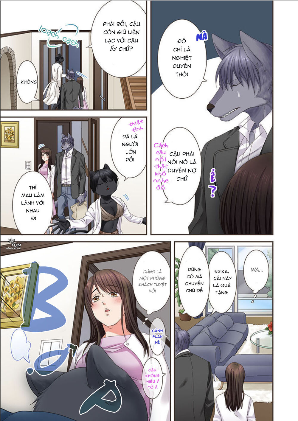 Kemonohito Kareshi To Ko-Tsukuri Seikatsu Chapter 9 - Trang 2