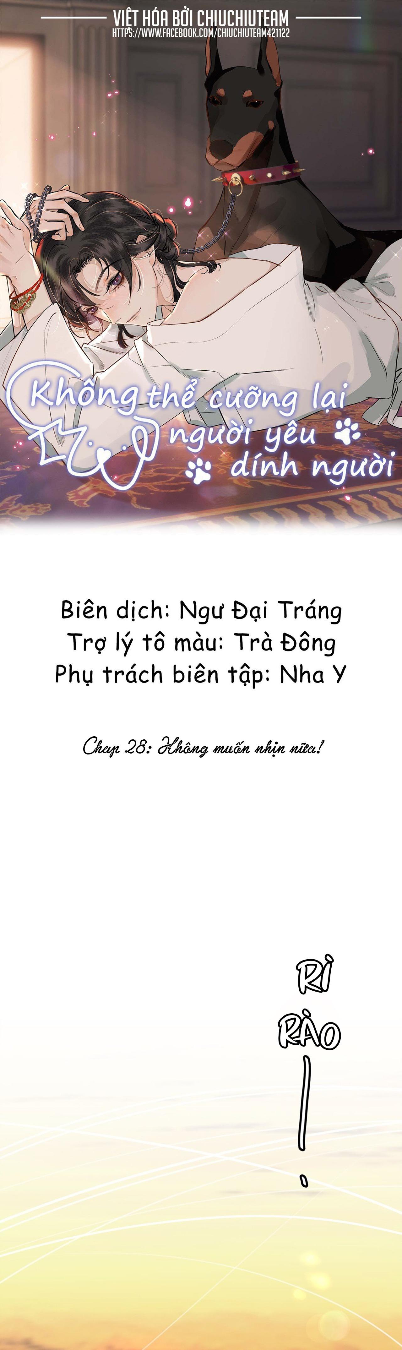 Không Thể Cưỡng Lại Người Yêu Dính Người Chapter 28 - Trang 2