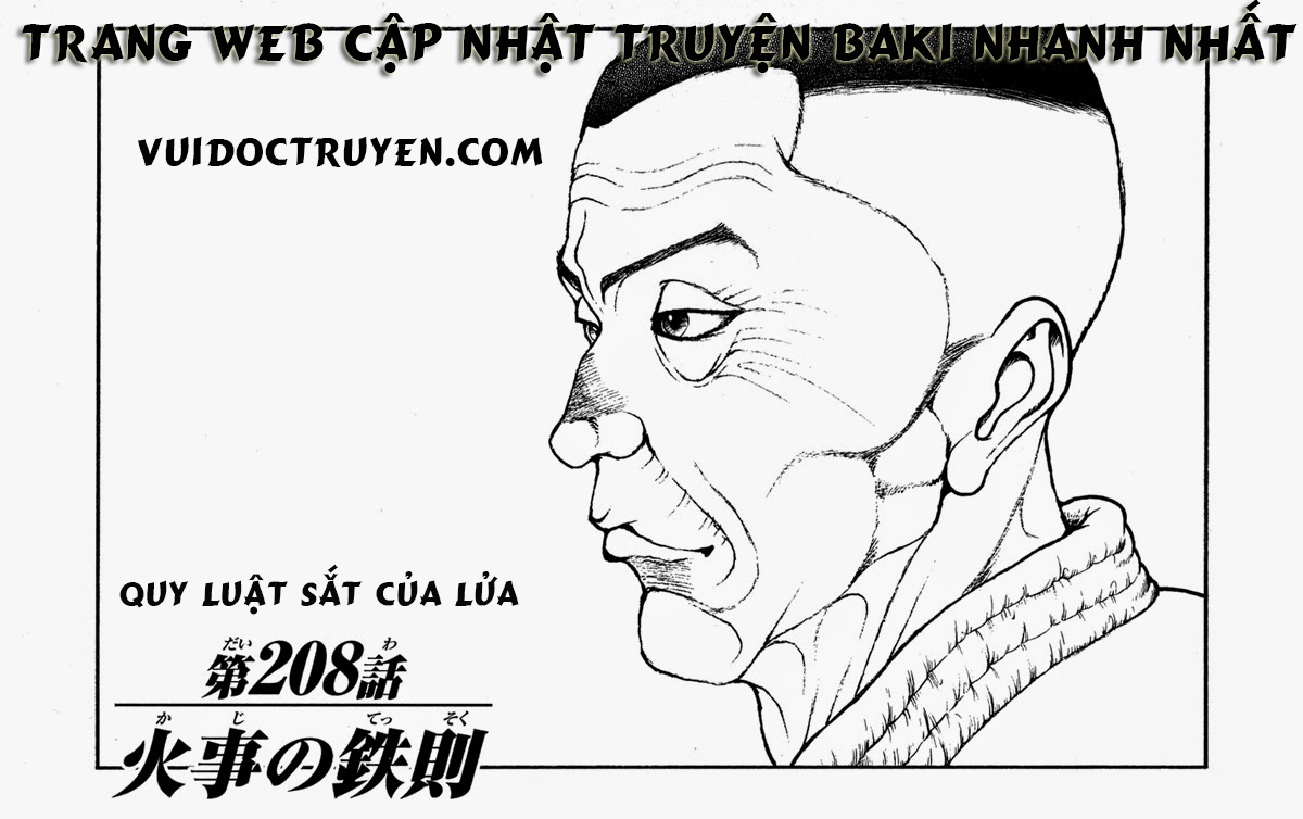 Baki – Son Of Ogre Chapter 208 - Trang 2