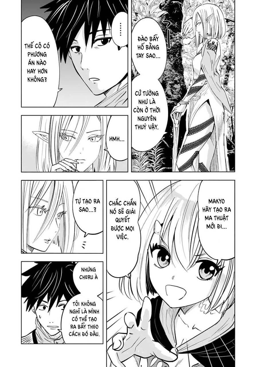 Makyo Seikatsu ~ Gakeppuchi Boken Sha Ga Hiki Komoru Ni Ha Hirosugiru Chapter 14 - Trang 2