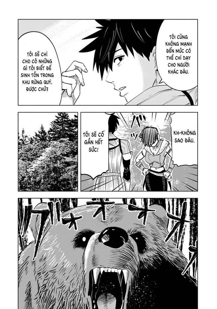 Makyo Seikatsu ~ Gakeppuchi Boken Sha Ga Hiki Komoru Ni Ha Hirosugiru Chapter 13.2 - Trang 2