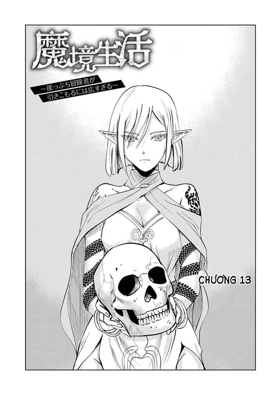 Makyo Seikatsu ~ Gakeppuchi Boken Sha Ga Hiki Komoru Ni Ha Hirosugiru Chapter 13.1 - Trang 2