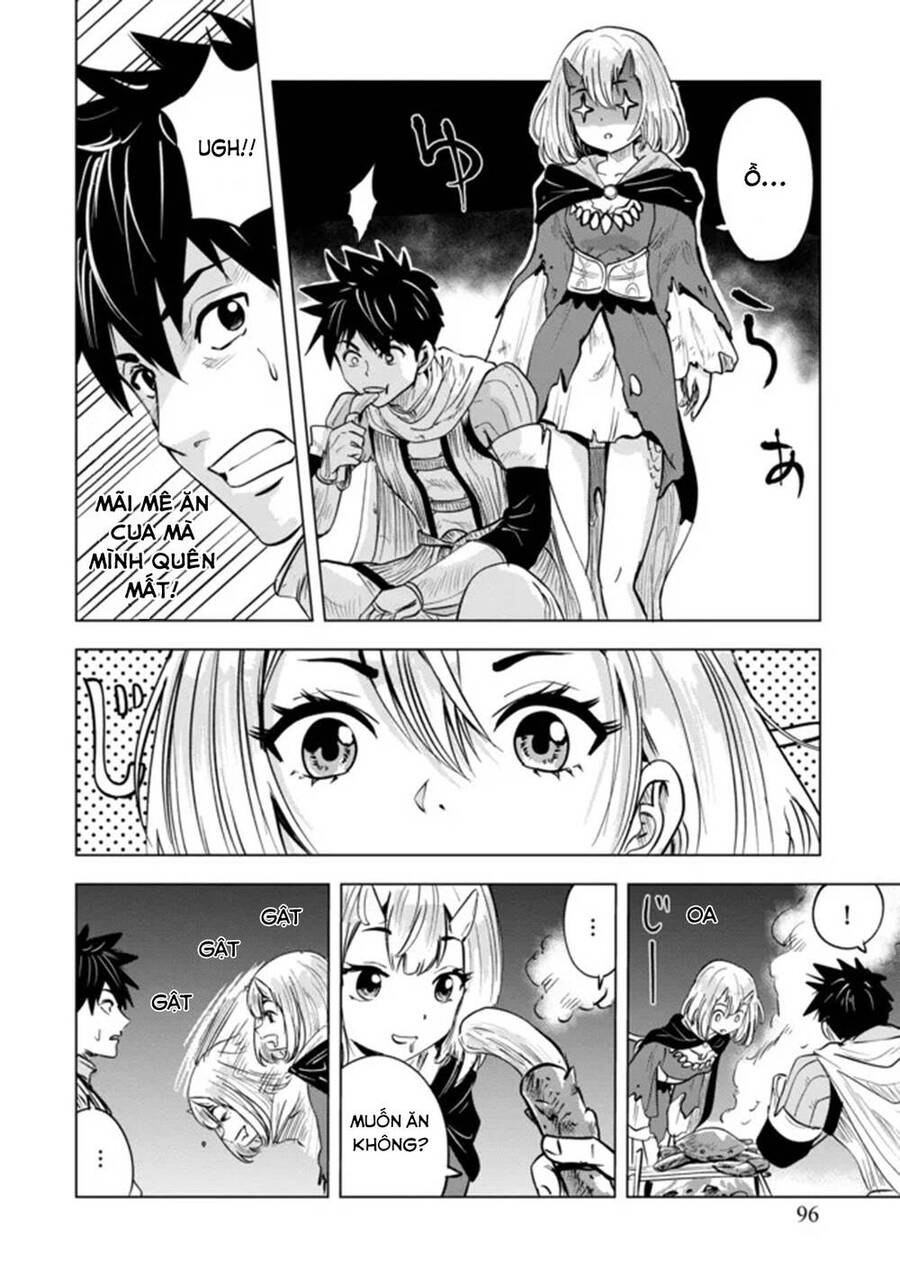 Makyo Seikatsu ~ Gakeppuchi Boken Sha Ga Hiki Komoru Ni Ha Hirosugiru Chapter 4 - Trang 2