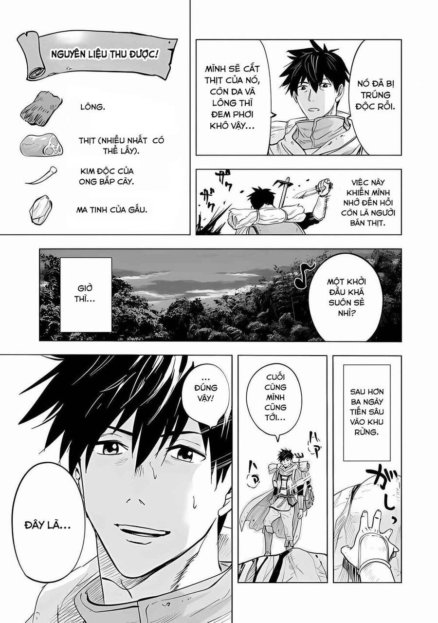 Makyo Seikatsu ~ Gakeppuchi Boken Sha Ga Hiki Komoru Ni Ha Hirosugiru Chapter 1 - Trang 2