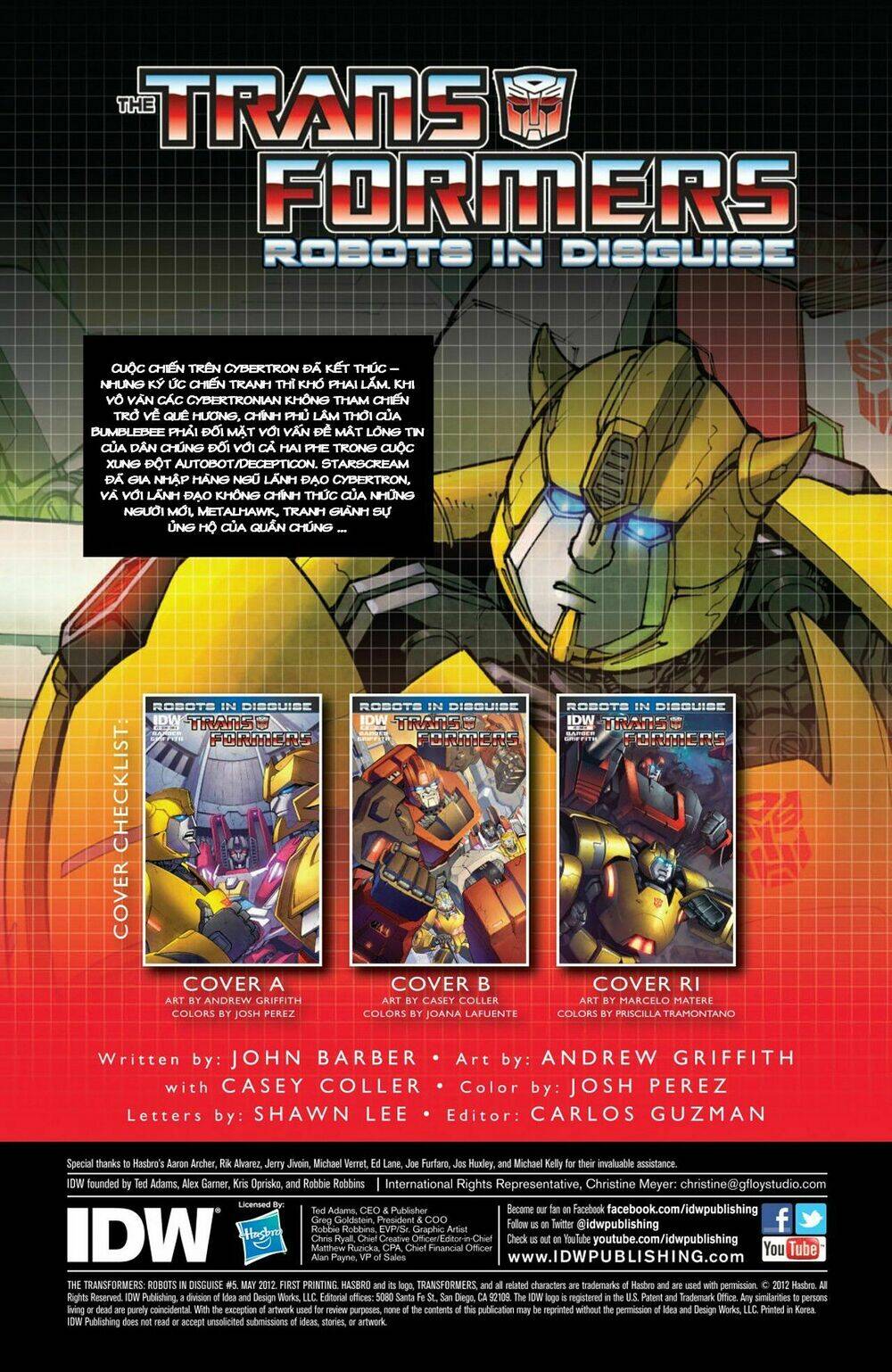 The Transformers: Robots In Disguise Chapter 5 - Trang 2