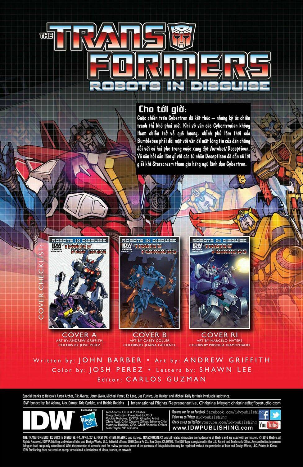 The Transformers: Robots In Disguise Chapter 4 - Trang 2