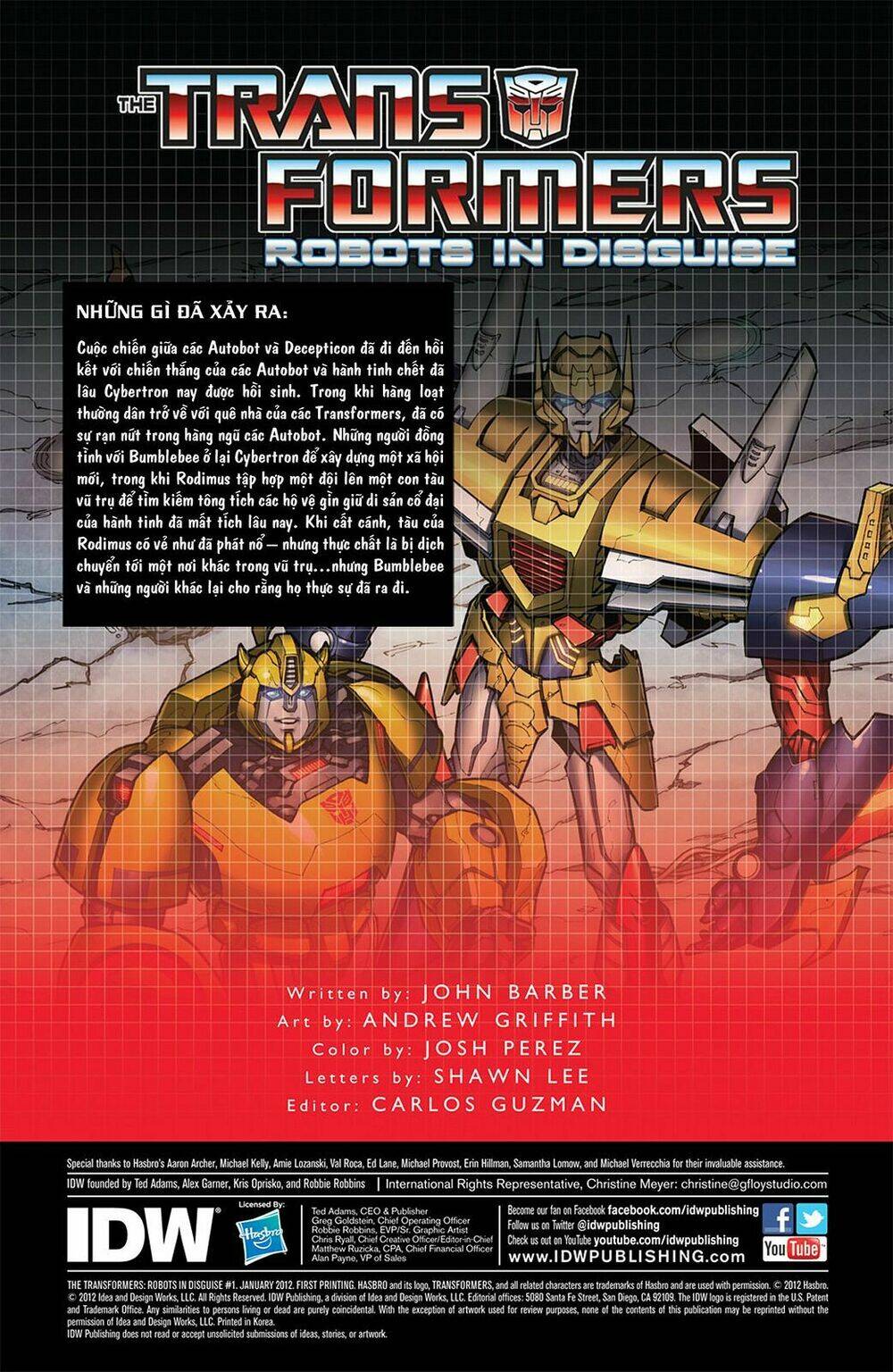 The Transformers: Robots In Disguise Chapter 1 - Trang 2