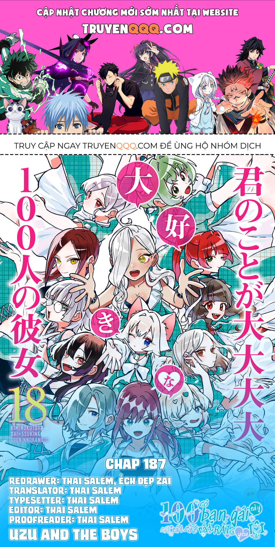 100 Cô Bạn Gái Này Rất, Rất, Rất, Rất, Rất Là Yêu Tôi Đó Chapter 187 - Trang 2