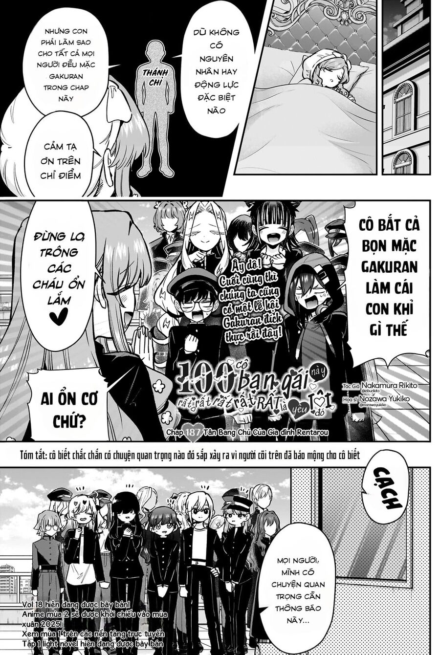 100 Cô Bạn Gái Này Rất, Rất, Rất, Rất, Rất Là Yêu Tôi Đó Chapter 187 - Trang 2