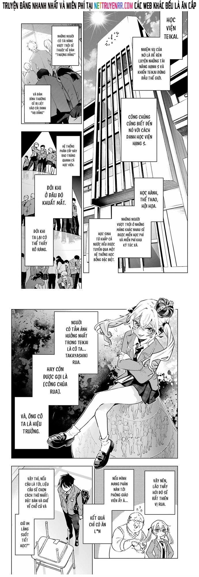 Anta To Osananajimitte Dake Demo Iyananoni! ~Zekkou Kara Hajimaru S-Kyuu Bishoujo To No Gakuen Nariagari Seikatsu~ Chapter 1 - Trang 2