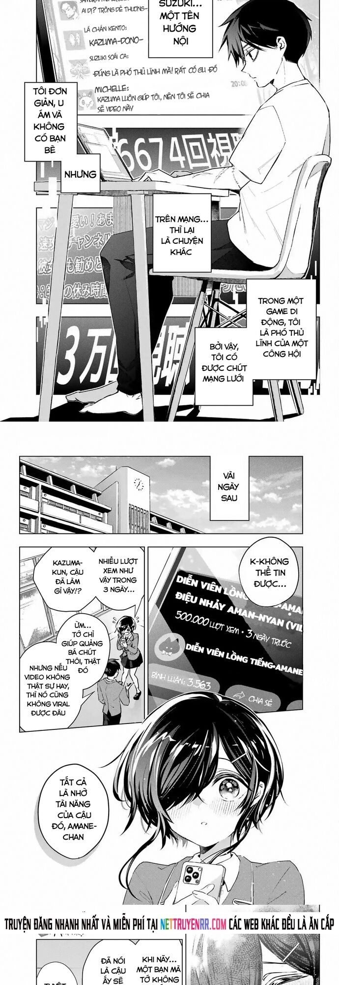 Anta To Osananajimitte Dake Demo Iyananoni! ~Zekkou Kara Hajimaru S-Kyuu Bishoujo To No Gakuen Nariagari Seikatsu~ Chapter 3 - Trang 2