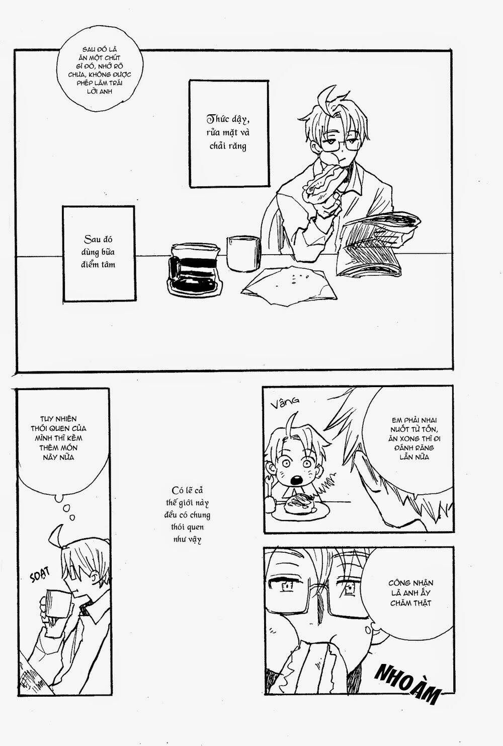 Aph Doujinshi – Welcoming Morning Chapter 3 - Trang 2
