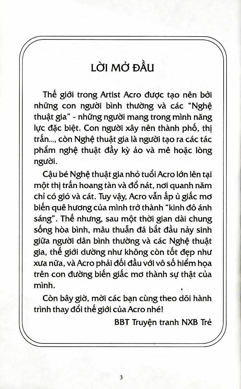 Artist Acro Chapter 1 - Trang 2