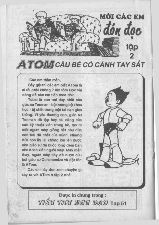 Atom – Cậu Bé Tay Sắt Chapter 1 - Trang 2