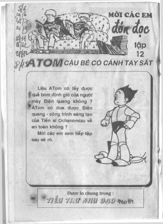 Atom – Cậu Bé Tay Sắt Chapter 11 - Trang 2