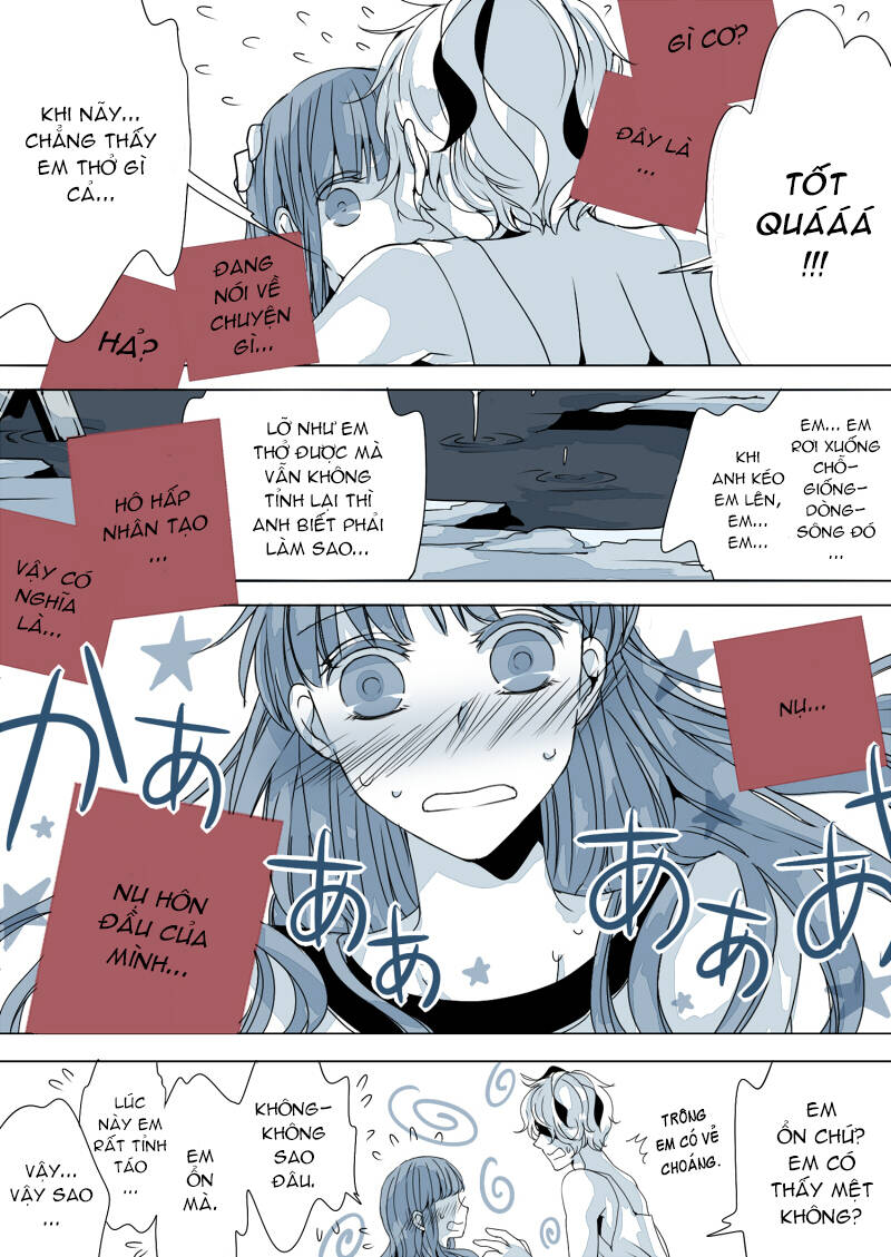 Ib Doujinshi – Ao Meikyuu No Ou Chapter 5 - Trang 2