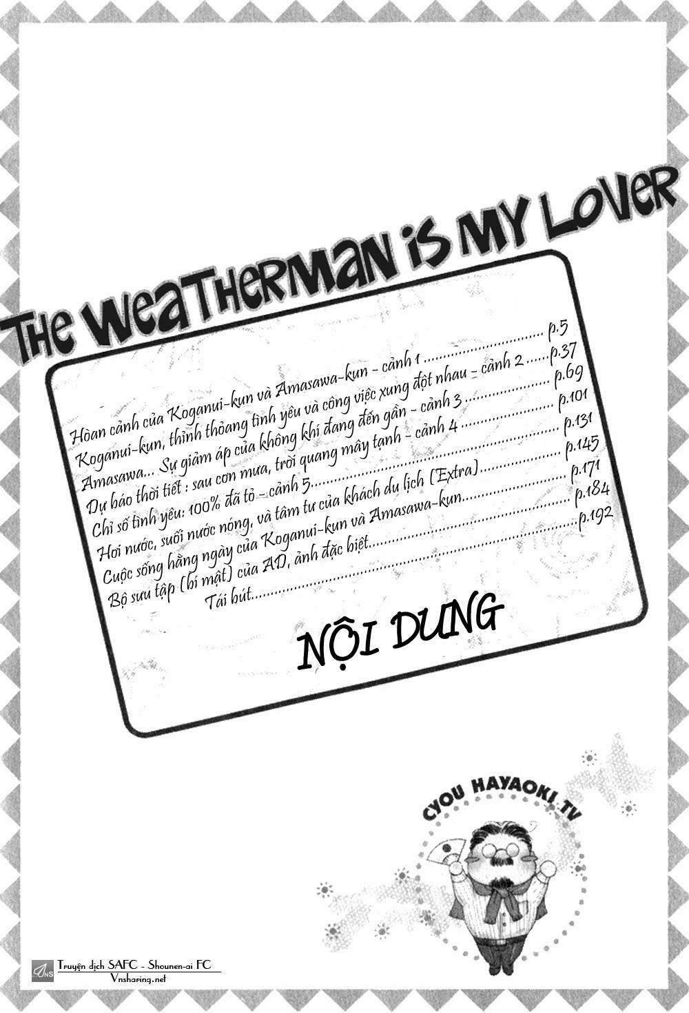 Tenki Yohou No Koibito Chapter 1 - Trang 2