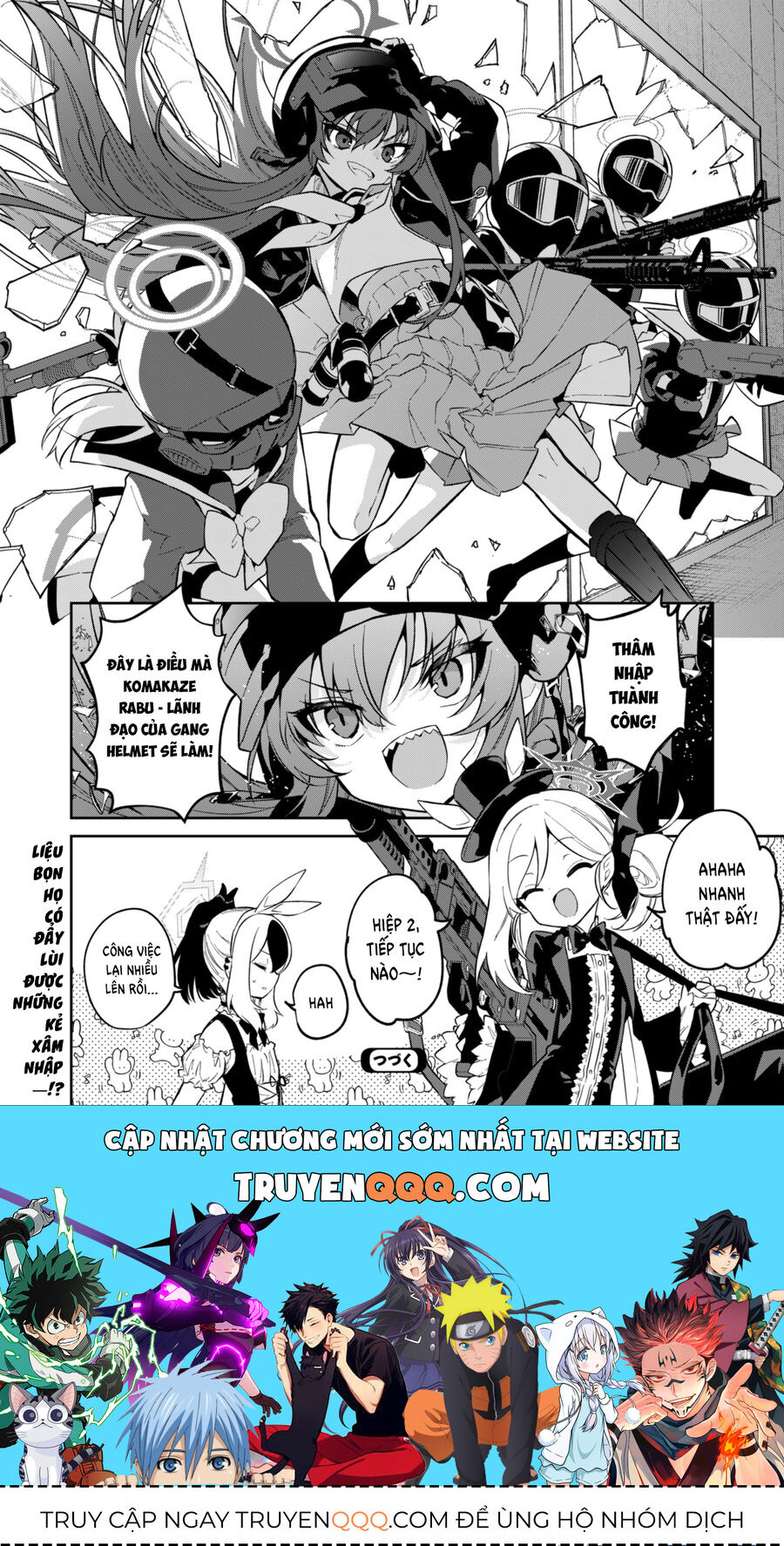 Blue Archive: Nhật Kí Nghiệp Vụ Của Handyman 68 Chapter 7 - Trang 2