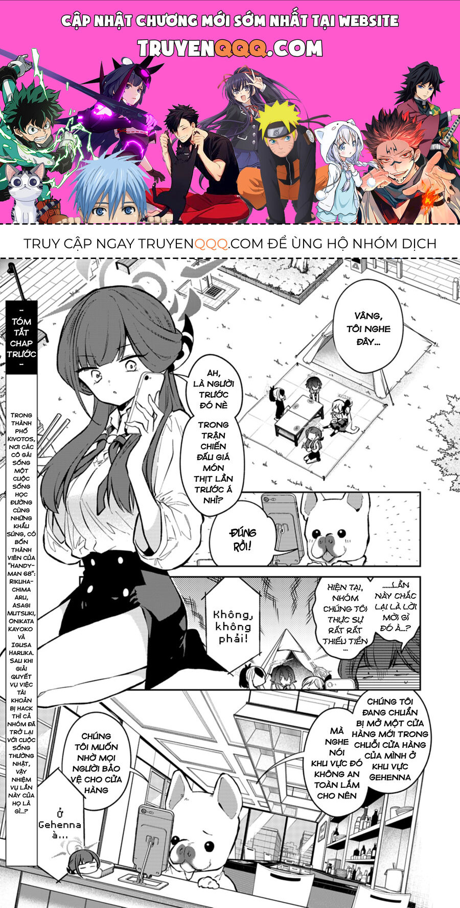 Blue Archive: Nhật Kí Nghiệp Vụ Của Handyman 68 Chapter 24 - Trang 2