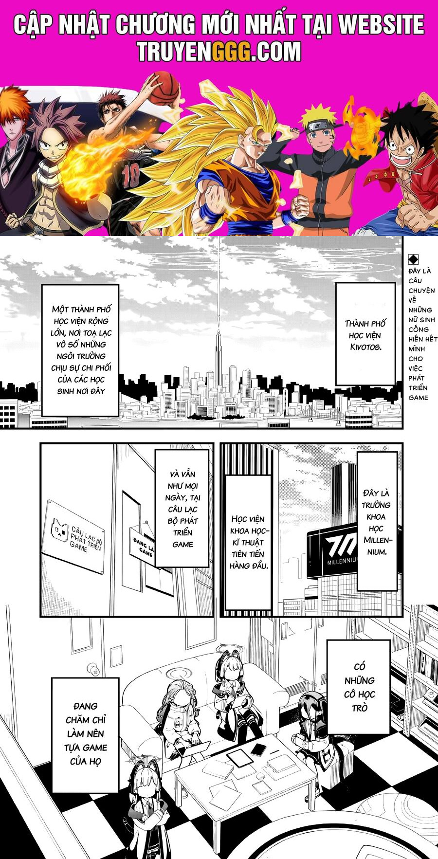 Blue Archive – Game Kaihatsubu Dai Bouken! Chapter 1 - Trang 2