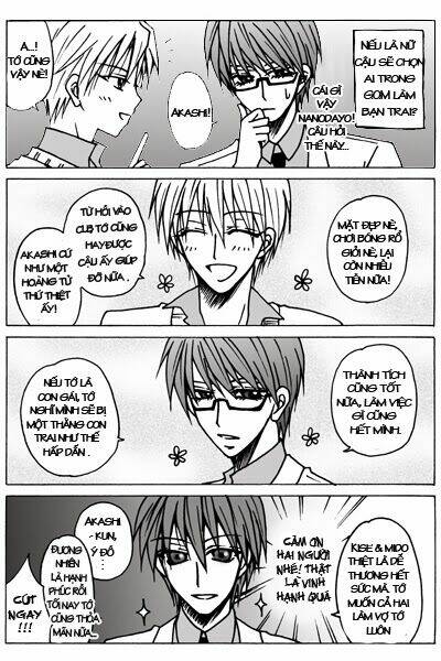 Kuroko – Tuyển Thủ Vô Hình: Akakise Short Doujinshi Chapter 16 - Trang 2