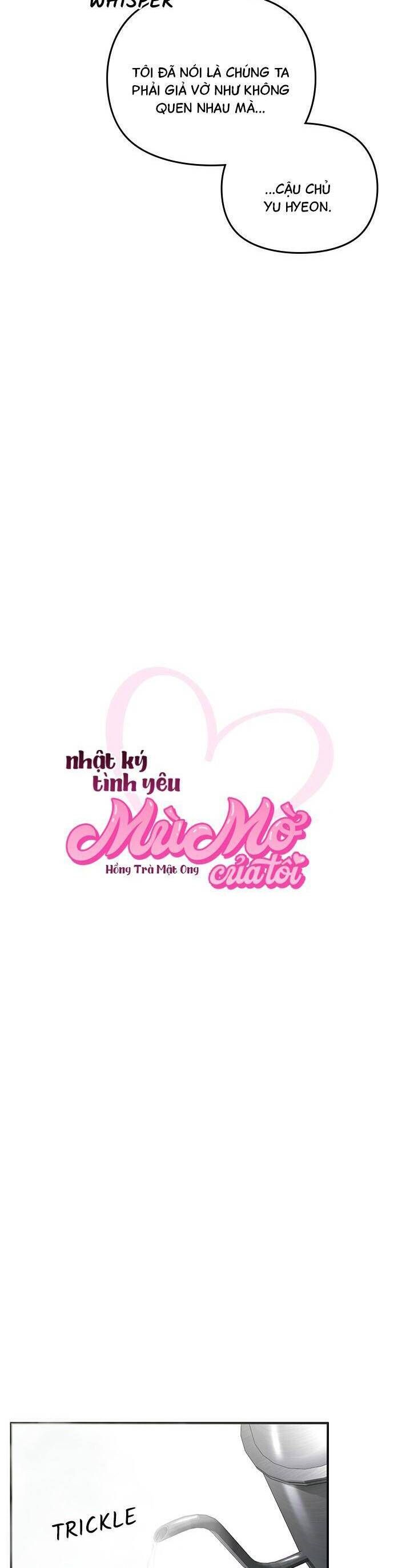 Nhật Ký Tình Yêu Mù Mờ Của Tôi Chapter 8 - Trang 2