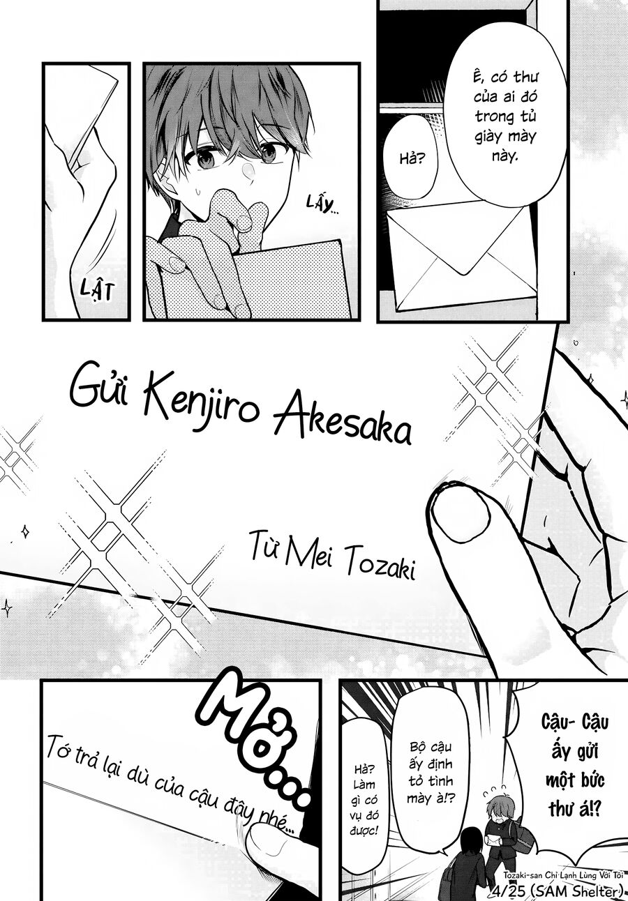 Tozaki-San Chỉ Lạnh Lùng Mỗi Mình Tôi Chapter 3 - Trang 2
