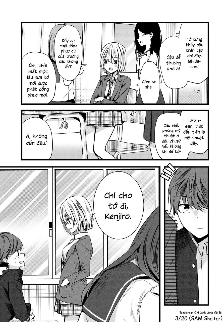 Tozaki-San Chỉ Lạnh Lùng Mỗi Mình Tôi Chapter 5 - Trang 2