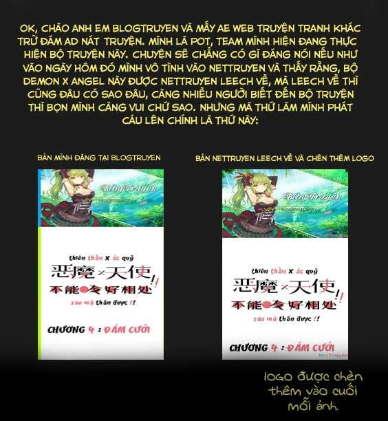 Oan Gia Chung Nhà: Thiên Thần X Ác Quỷ, Sao Mà Thân Được!? Chapter 5 - Trang 2