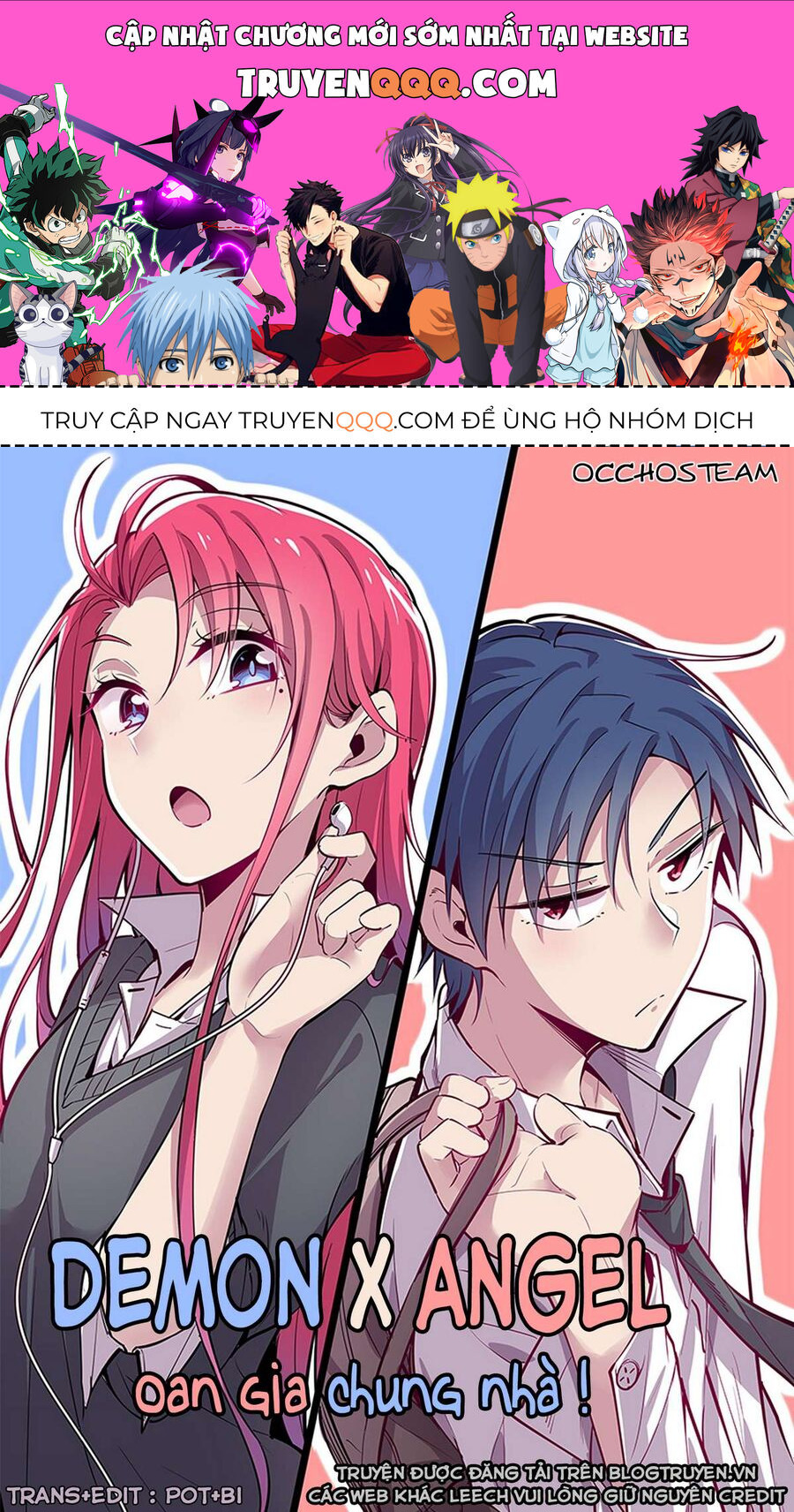 Oan Gia Chung Nhà: Thiên Thần X Ác Quỷ, Sao Mà Thân Được!? Chapter 6 - Trang 2