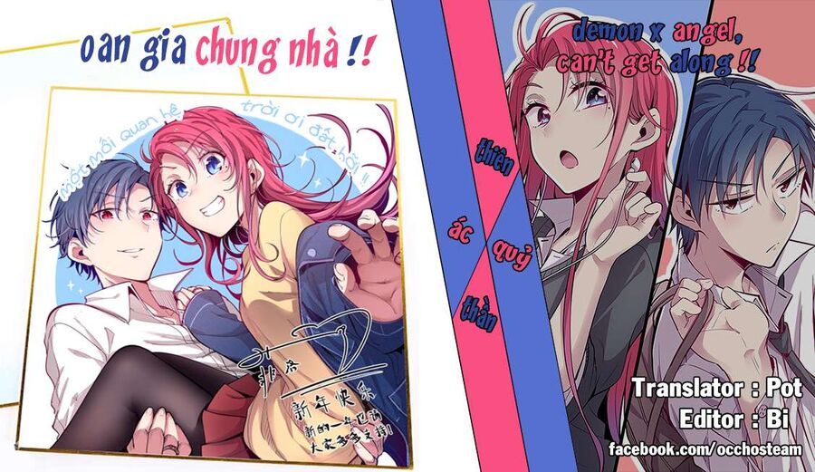 Oan Gia Chung Nhà: Thiên Thần X Ác Quỷ, Sao Mà Thân Được!? Chapter 10 - Trang 2