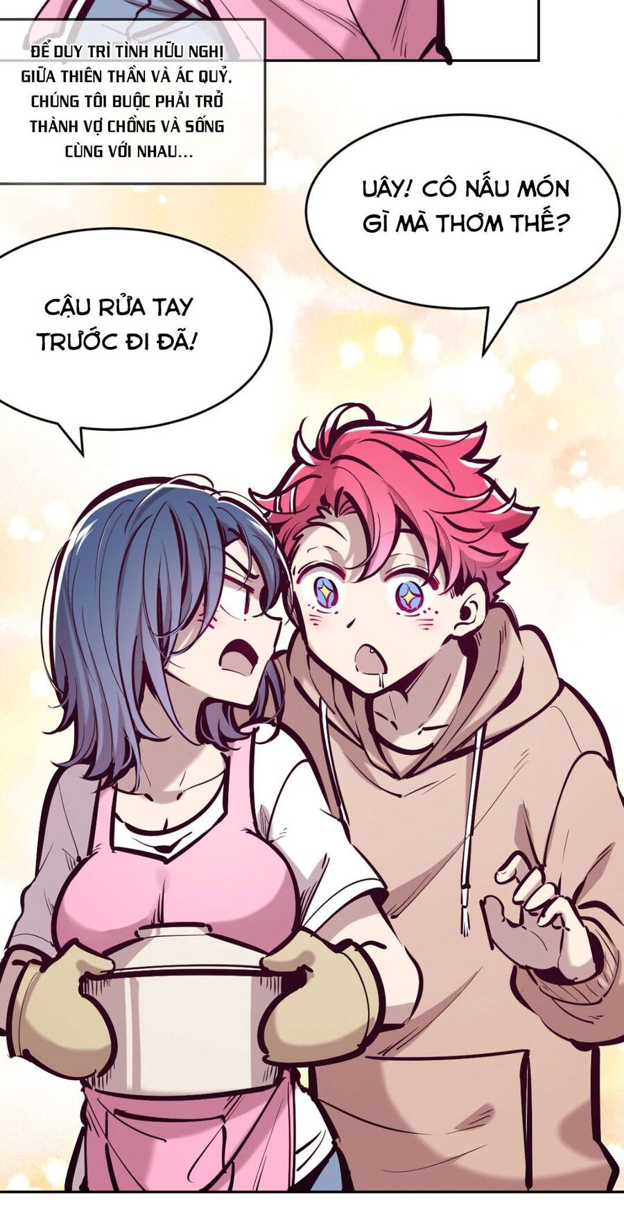 Oan Gia Chung Nhà: Thiên Thần X Ác Quỷ, Sao Mà Thân Được!? Chapter 72.1 - Trang 2