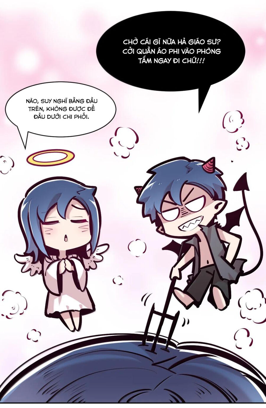 Oan Gia Chung Nhà: Thiên Thần X Ác Quỷ, Sao Mà Thân Được!? Chapter 124 - Trang 2