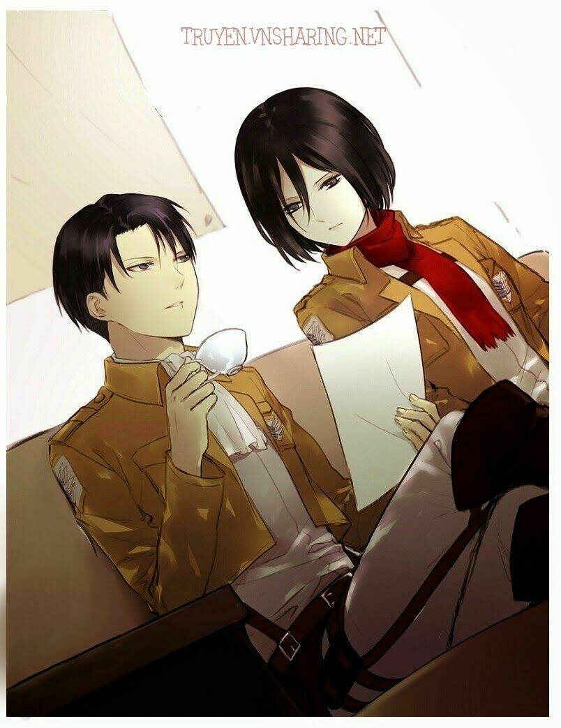 Đại Chiến Titan – Doujinshi Về Cuộc Tình Tay 4 Chapter 6 - Trang 2
