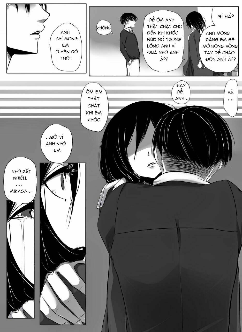 Đại Chiến Titan – Doujinshi Về Cuộc Tình Tay 4 Chapter 6 - Trang 2