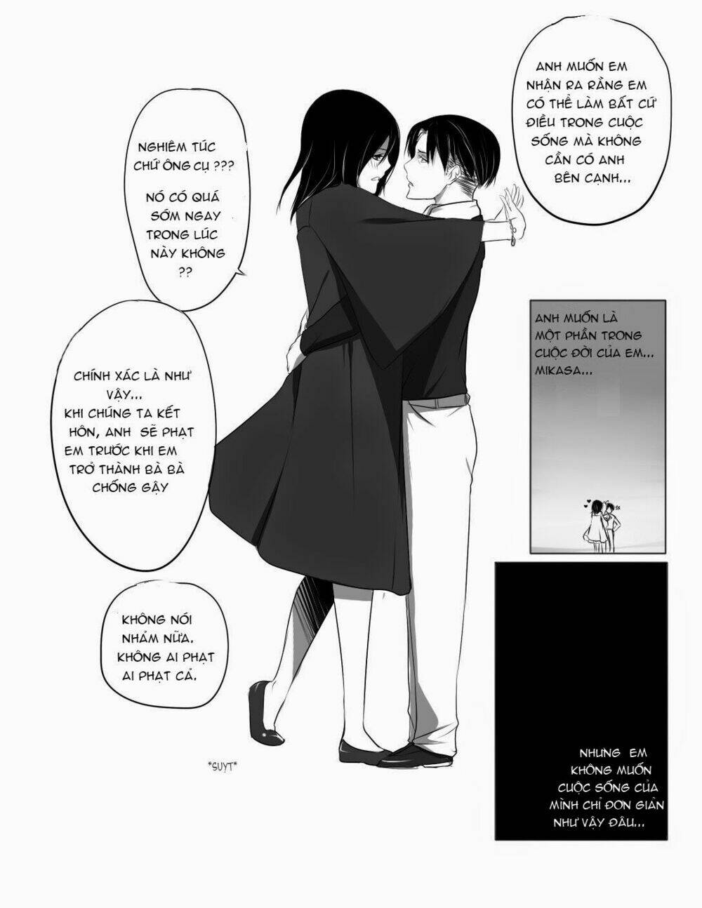 Đại Chiến Titan – Doujinshi Về Cuộc Tình Tay 4 Chapter 6 - Trang 2
