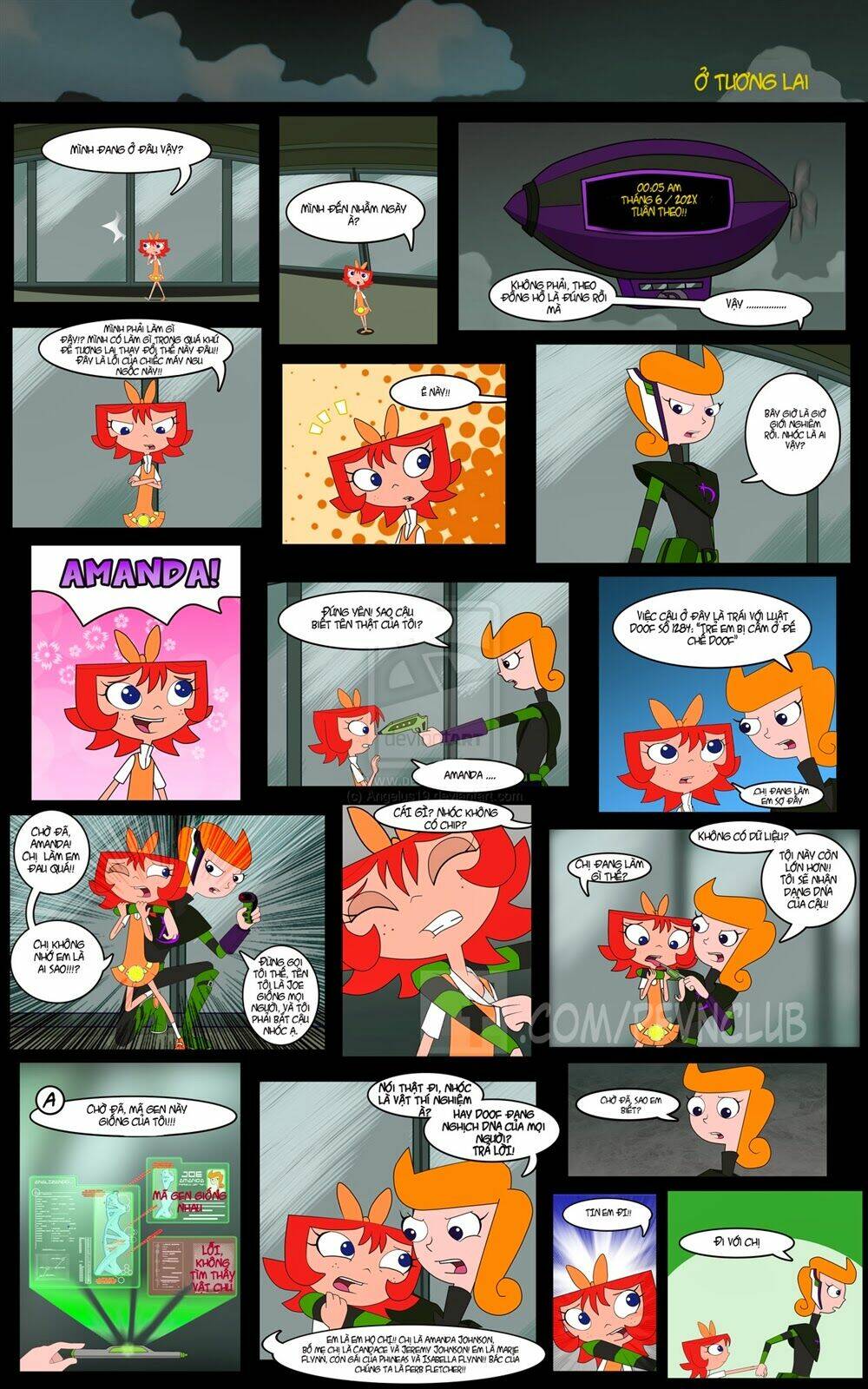 Phineas And Ferb : Lost In Time Chapter 3 - Trang 2