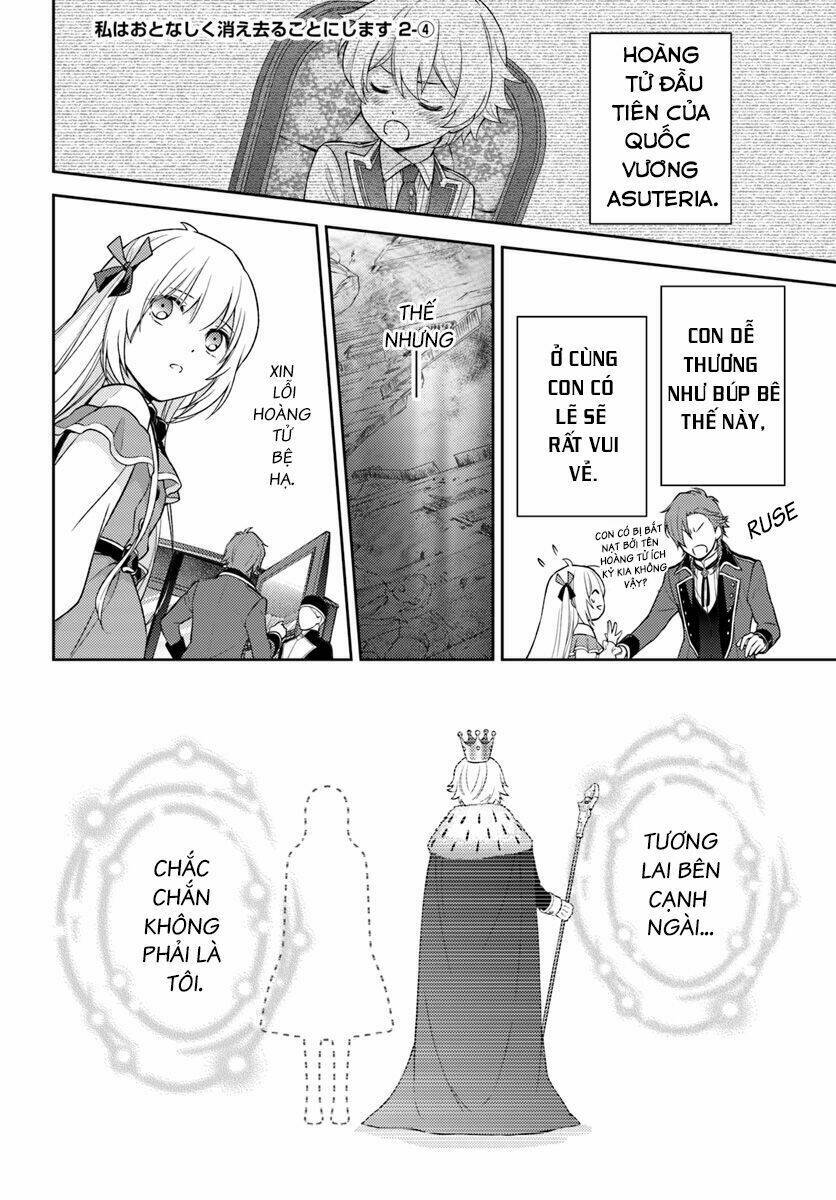 I Will Go And Disappear Obediently Chapter 2 - Trang 2