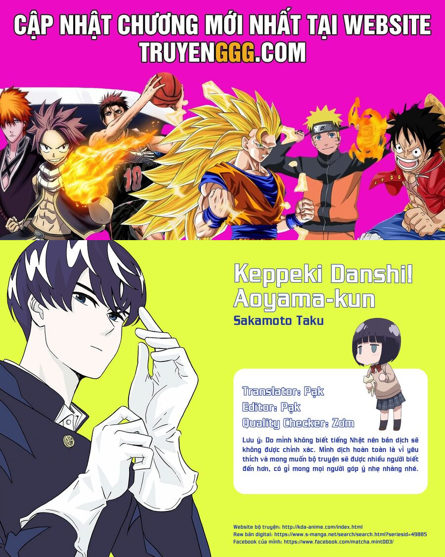 Chàng Trai Sạch Sẽ! Aoyama-Kun Chapter 24 - Trang 2